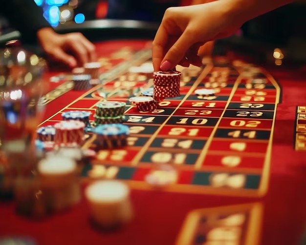Live Dadu Online table with three dice and betting layout on hujantoto slot